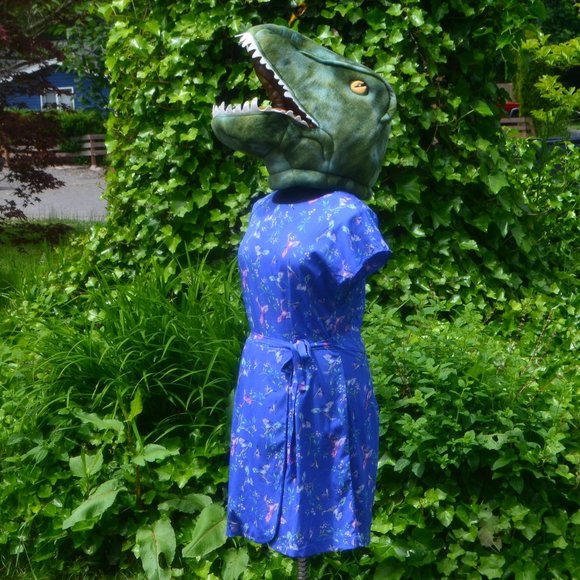 Modcloth Dresses & Skirts - Modcloth US 16 Bird Print Faux Wrap Dress